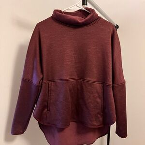 The North Face Women's Maroon Cowl Neck Sweater